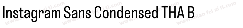 Instagram Sans Condensed THA Bold字体转换